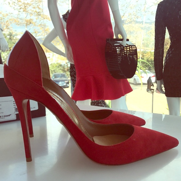 Aquazzura Shoes - Aquazzura Lipstick Pumps size 39